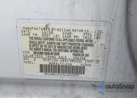 2009 Nissan Sentra 2.0S from USA, damaged, VIN 3N1AB61E69L621029